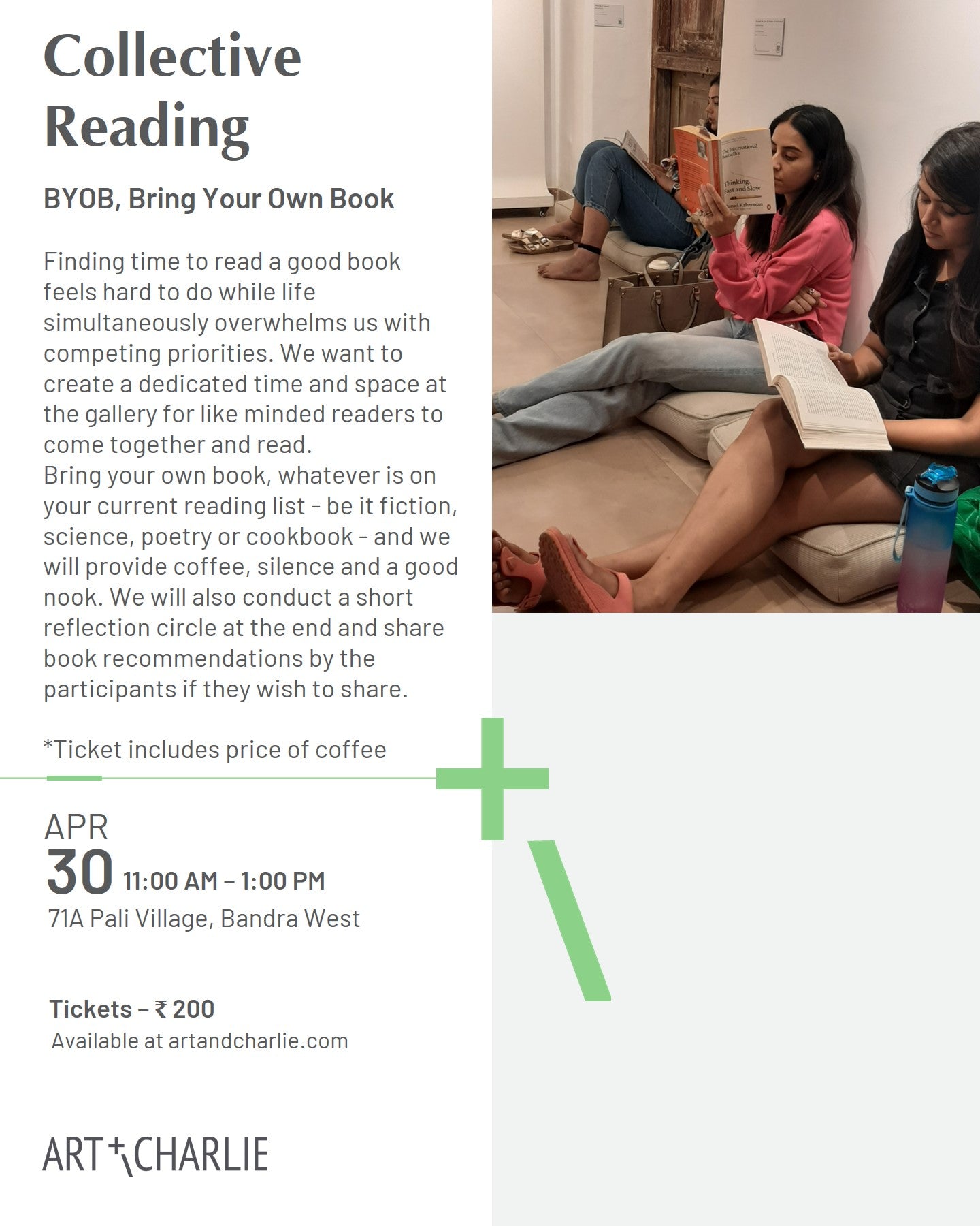 Ticket - Collective Reading - April 30 - 11 AM